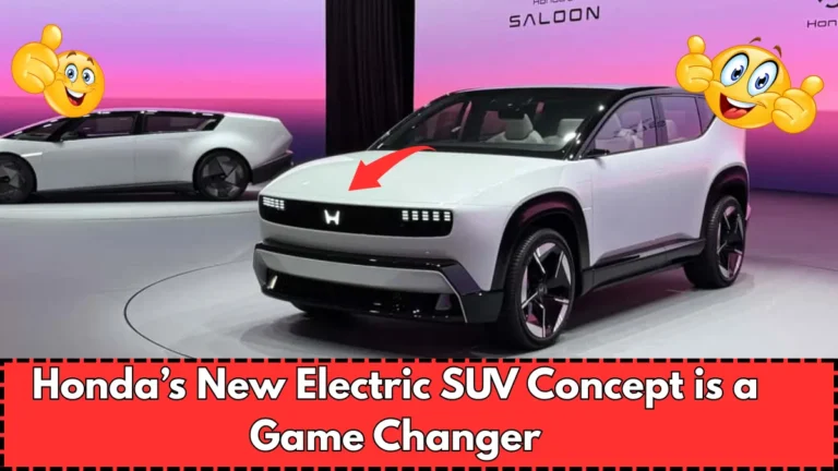 Honda’s New Electric SUV Concept is a Game Changer for