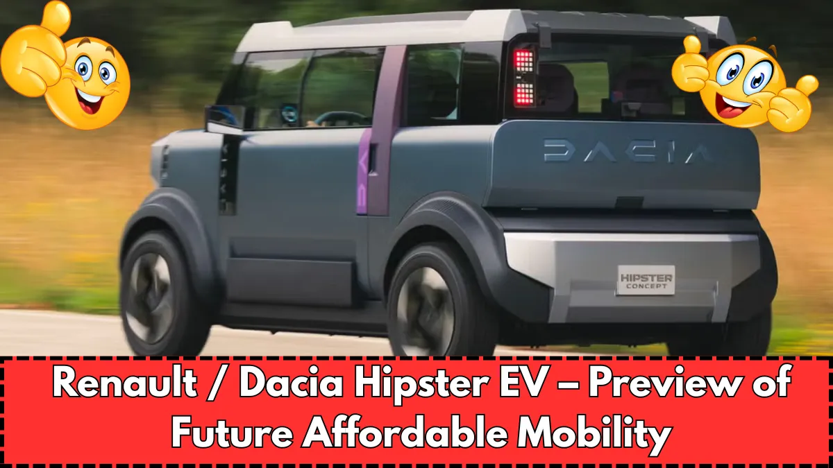 Renault Dacia Hipster EV – Preview of Future Affordable Mobility