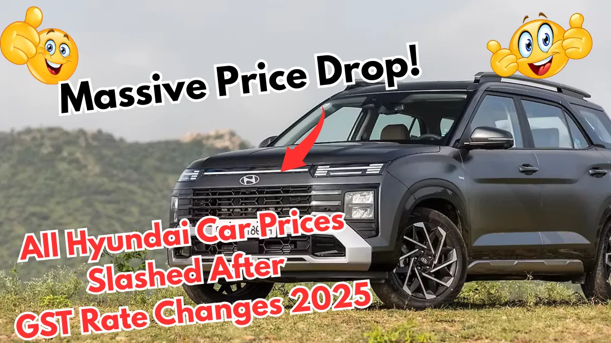 The Indian automobile market is undergoing a dramatic change in 2025 after the government’s GST rate cut on passenger cars and SUVs. This bold move has made cars across different segments more affordable for buyers. Among the biggest beneficiaries is Hyundai India, one of the country’s leading carmakers with a wide portfolio ranging from entry-level hatchbacks to premium SUVs and electric cars. With the latest revisions, all Hyundai car prices have been updated with new GST rates, making them more competitive and accessible. Hyundai Hatchbacks New Price List After GST Cut 2025 Hyundai’s hatchback lineup, known for affordability and efficiency, has become even more attractive with the new GST rates. Hyundai Grand i10 Nios – Starting at ₹5.35 lakh (earlier ₹5.65 lakh) Hyundai i20 – Starting at ₹7.25 lakh (earlier ₹7.70 lakh) Hyundai i20 N Line – Starting at ₹9.85 lakh (earlier ₹10.30 lakh) The reduction of ₹30,000 to ₹45,000 makes Hyundai hatchbacks an even stronger choice for first-time buyers. Hyundai Sedans New Price List After GST Cut 2025 Hyundai sedans, popular for their premium design and comfort, also see noticeable price corrections. Hyundai Aura – Starting at ₹6.05 lakh (earlier ₹6.45 lakh) Hyundai Verna Petrol – Starting at ₹10.30 lakh (earlier ₹10.90 lakh) Hyundai Verna Turbo – Starting at ₹14.90 lakh (earlier ₹15.60 lakh) The Hyundai Verna, a strong rival to Honda City and Skoda Slavia, now offers savings up to ₹70,000. Hyundai SUVs New Price List After GST Cut 2025 The SUV category is where Hyundai benefits the most, with price reductions across its bestsellers like Creta, Venue, Alcazar, and Tucson. Hyundai Exter – Starting at ₹6.10 lakh (earlier ₹6.40 lakh) Hyundai Venue – Starting at ₹7.15 lakh (earlier ₹7.60 lakh) Hyundai Creta Petrol – Starting at ₹10.40 lakh (earlier ₹10.99 lakh) Hyundai Creta Diesel – Starting at ₹12.35 lakh (earlier ₹13.00 lakh) Hyundai Alcazar – Starting at ₹15.55 lakh (earlier ₹16.20 lakh) Hyundai Tucson Petrol – Starting at ₹27.10 lakh (earlier ₹28.50 lakh) Hyundai Tucson Diesel – Starting at ₹29.40 lakh (earlier ₹30.90 lakh) Hyundai Santa Fe (Expected Relaunch) – Likely starting around ₹45.00 lakh with revised GST benefit With these revisions, SUV buyers can save up to ₹1.5 lakh, especially on premium models like Tucson and Alcazar. Hyundai EVs New Price List After GST Cut 2025 Hyundai’s EV lineup is also gaining traction in India. With the GST cut, Hyundai aims to make its EVs more appealing to eco-conscious buyers. Hyundai Kona Electric – Starting at ₹23.20 lakh (earlier ₹24.40 lakh) Hyundai Ioniq 5 – Starting at ₹44.80 lakh (earlier ₹47.10 lakh) Both EVs are now more affordable by ₹1.2 to ₹2.3 lakh, making them better positioned against rivals like MG ZS EV, Kia EV6, and BYD Atto 3. Impact of GST Cut on Hyundai India 2025 The GST cut has a direct impact on Hyundai’s sales strategy in India: Entry-level buyers benefit from lower hatchback and sedan prices. SUV enthusiasts gain the most with price reductions in Creta, Alcazar, and Tucson. EV adoption gets a boost with Kona and Ioniq 5 now priced more aggressively. Hyundai strengthens its market leadership with competitive pricing across all segments.