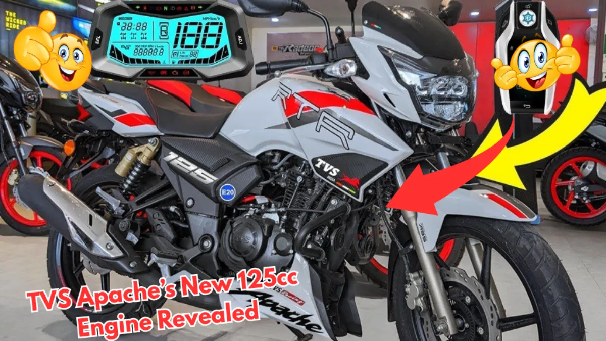 TVS Apache’s New 125cc Engine Revealed