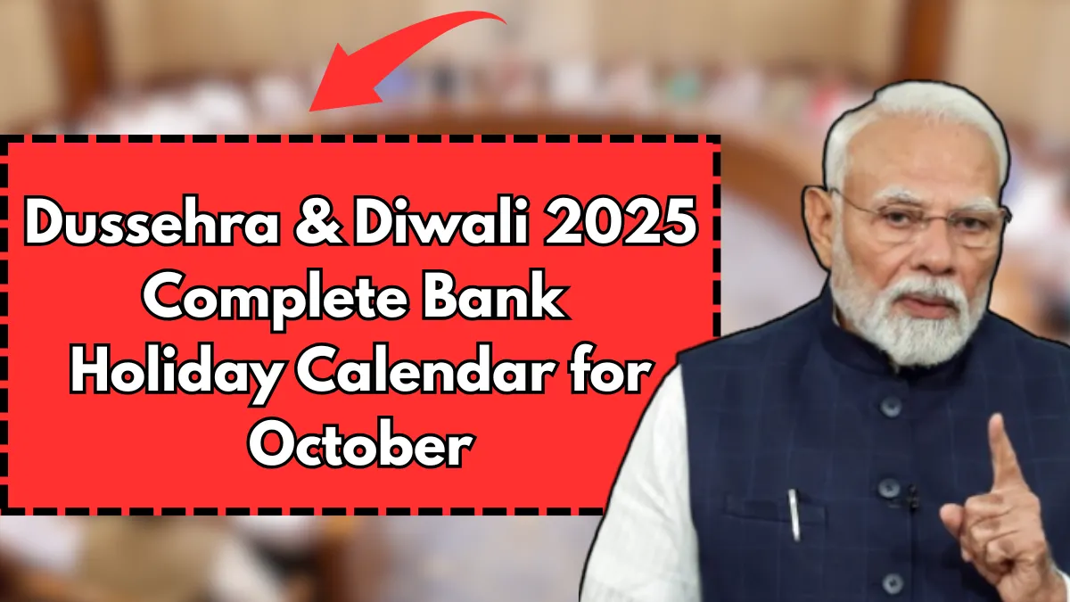 Dussehra & Diwali 2025 Complete Bank Holiday Calendar for October
